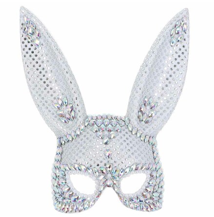 Mask, Fever Silver Jewel Bunny