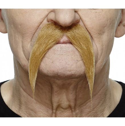 Mustasch, ranger brun