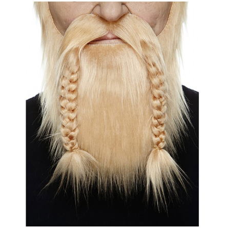 Mustasch med skgg, viking blond