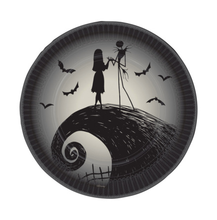 Tallrikar, Nightmare Before Christmas 23 cm 8 st