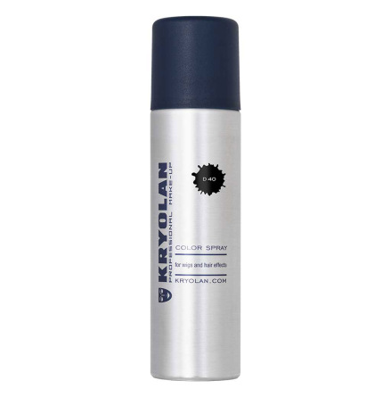 Kryolan hrspray, svart 150 ml