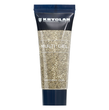 Kryolan multigel glitter, guld 10 ml