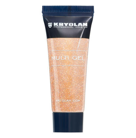 Kryolan multigel glitter, pearl orange 10 ml