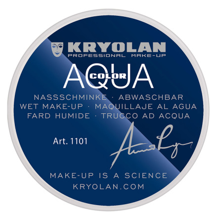 Kryolan Aquacolor, 070 vit 8 ml