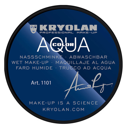 Kryolan Aquacolor, 071 svart 8 ml