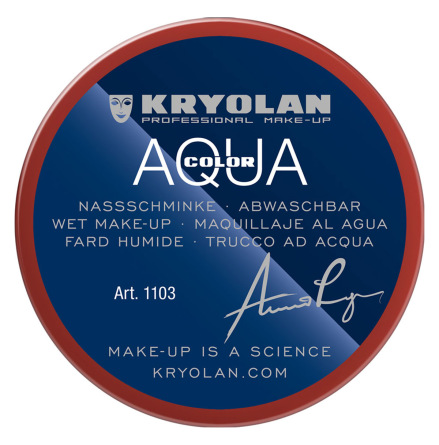 Kryolan Aquacolor, 080 blodrd 55 ml