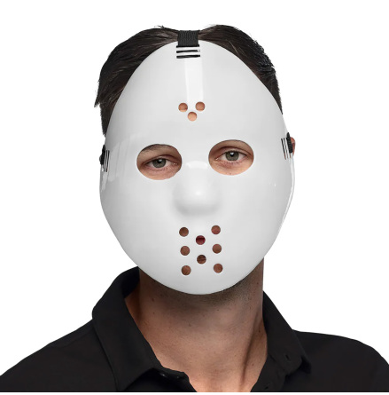 Hockeymask, vit